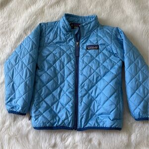 Patagonia Kids Light Blue Nano Puff Jacket